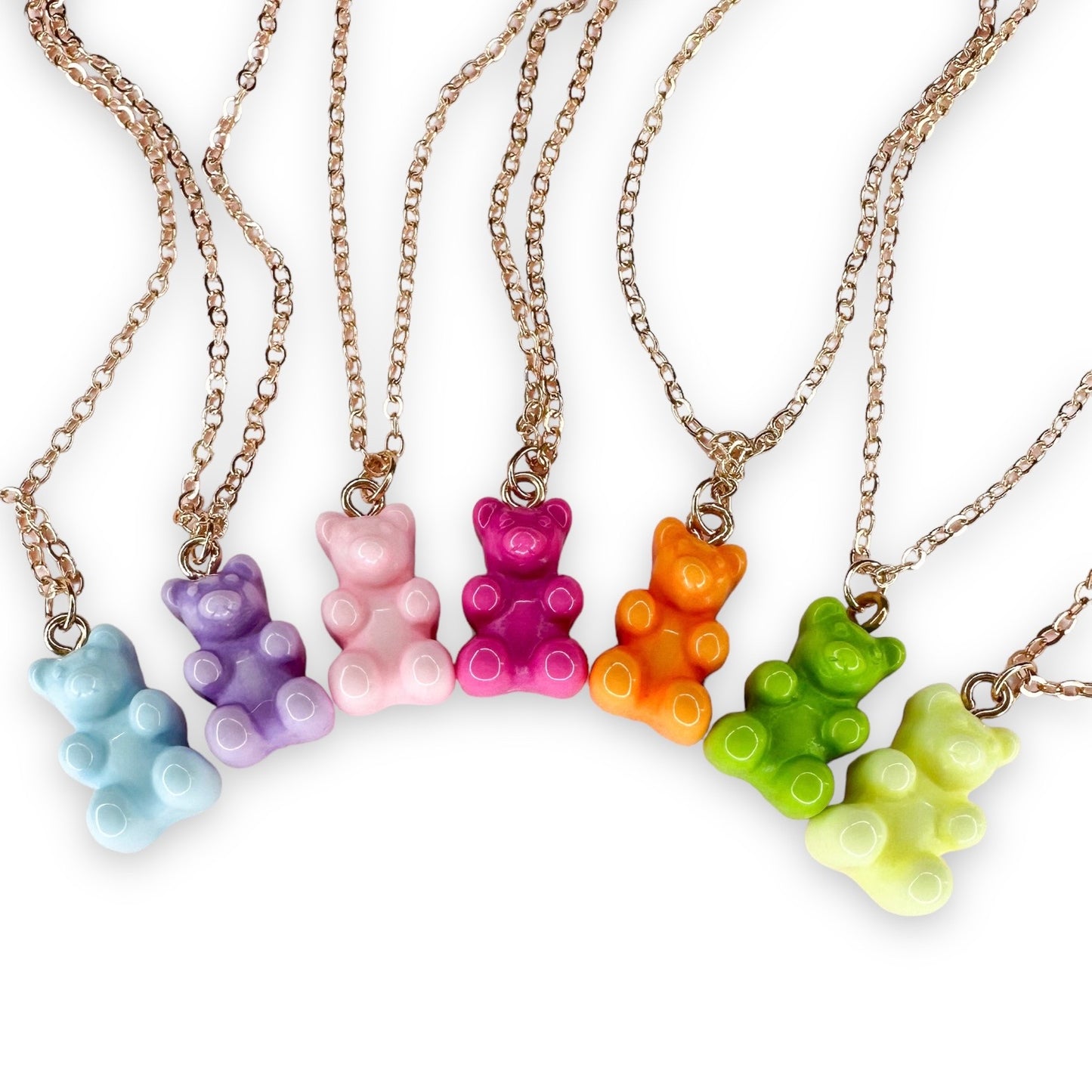 ''Cutiepie" Gold-Plated Bear Necklace