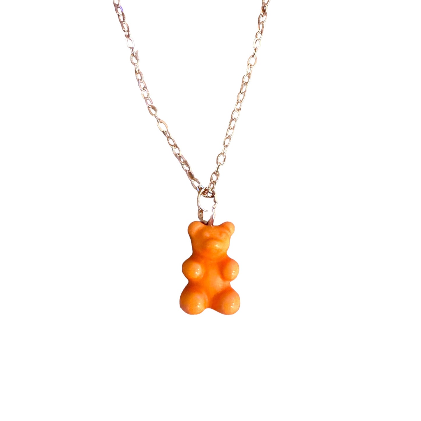 ''Cutiepie" Gold-Plated Bear Necklace